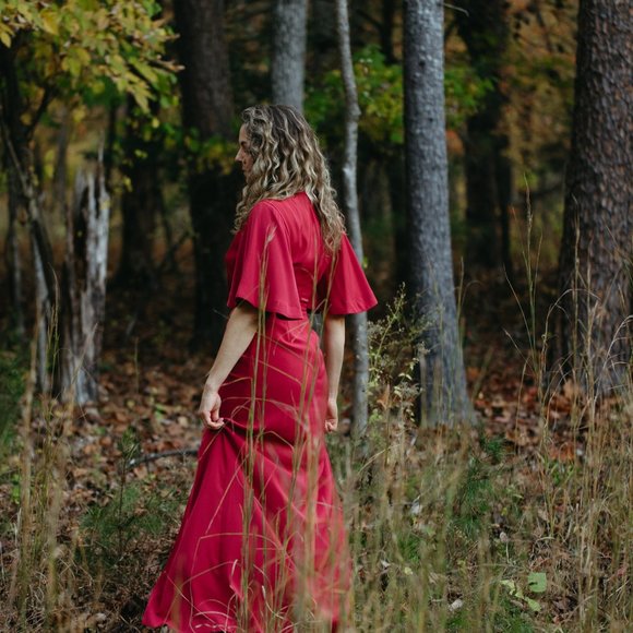 Keepsake Plunge Neckline Gown - Picture 8 of 12